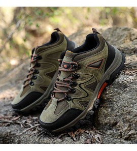 Men Breathable Mesh Splicing Soft Sole Comfy Non Slip Climbing Casual Outdoor Shoes