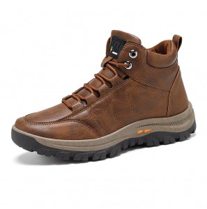 Men Outdoor Waterproof Comfy Slip Resistant Casual Sport Hiking Boots