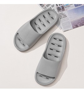 Men Non Slip Soft Thick Sole Open Toe Casual Bathroom Slippers